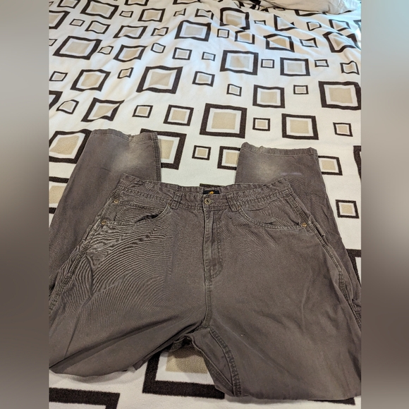 Oxgear carpenter pants. Kyakis. Work pants. Size 34/30. GUC. Green. - Picture 9 of 12